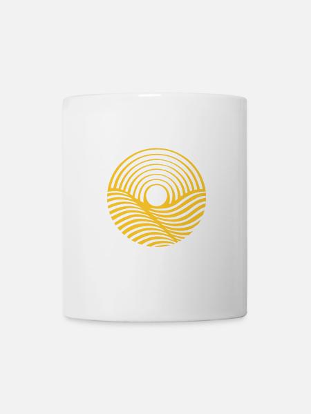 Costa del Sol (dunkel) - Tasse - Weiß