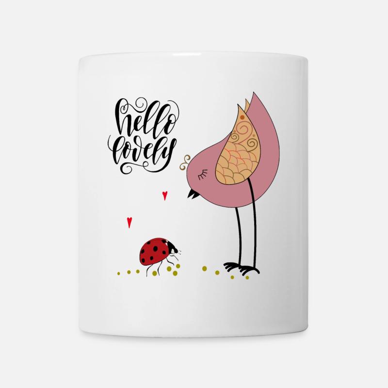 Hello Lovely Valentine - Tasse - Weiß