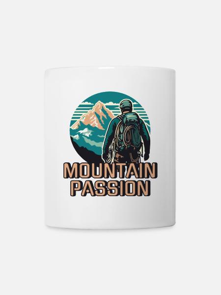 Bergsteiger aus Leidenschaft - Tasse - Weiß