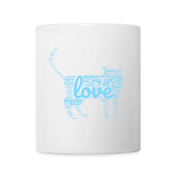 Untertitel für Katzen - Tasse - Weiß - Vorne