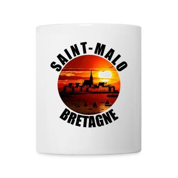 Saint Malo - Mug blanc - blanc - Devant