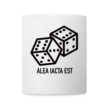 Die Würfel sind gefallen - Tasse - Weiß - Vorne