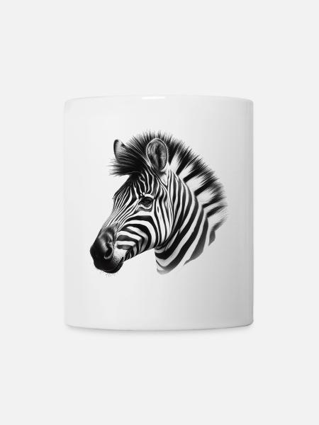 Zebra - Tasse - Weiß