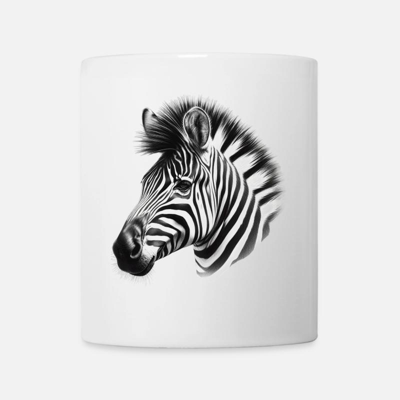 Zebra - Tasse - Weiß