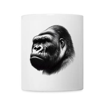Gorille - Mug blanc - blanc - Devant