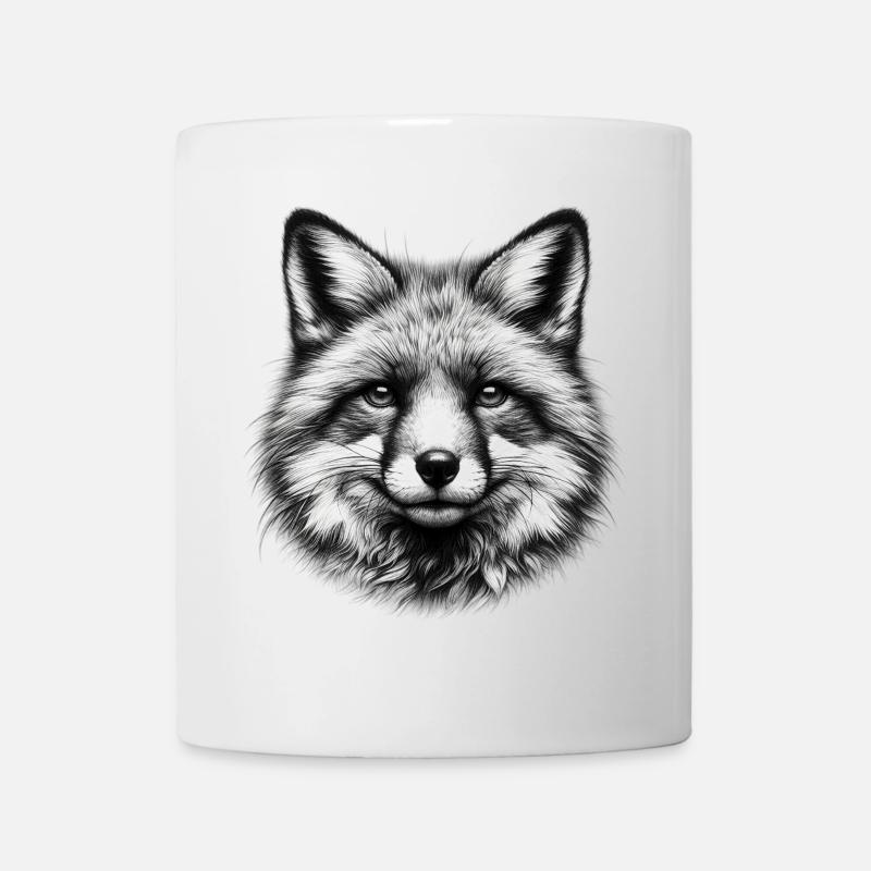 Fuchs - Tasse - Weiß