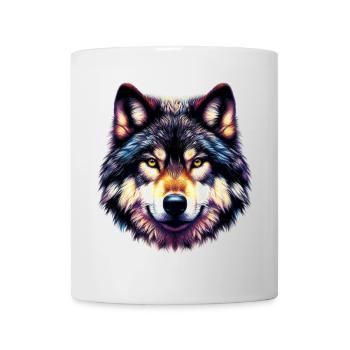 Loup - Mug blanc - blanc - Devant