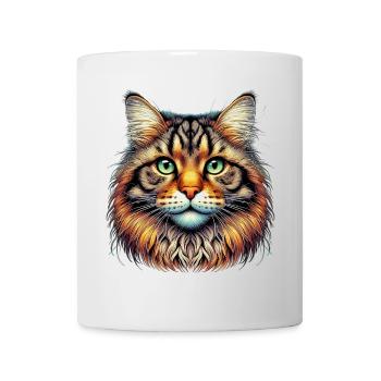 Katze - Tasse - Weiß - Vorne