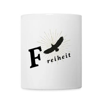 Freiheit - Tasse - Weiß - Vorne