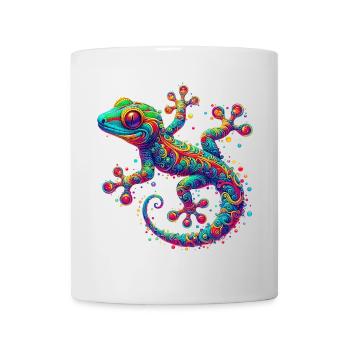Gecko - Tasse - Weiß - Vorne