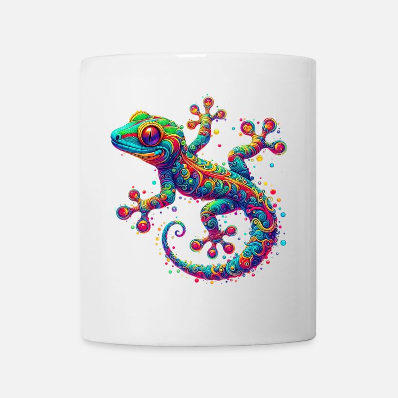 Gecko - Tasse - Weiß