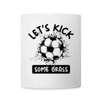 lustige Sprüche Fußball Ball Explosion Kick Symbol - Tasse - Weiß - Vorne