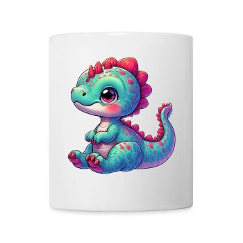 Dinosaurier - Tasse - Weiß - Vorne