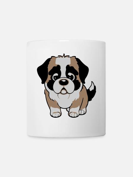 St. Bernard dog - Mug - white