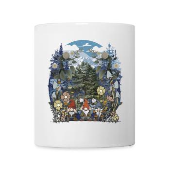 Forest Dweller, Wilderness, Fantasy, Mythical Creature, Nature, Child - Mug - white - Front