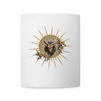 Stunning gold black fantasy mask. - Mug - white - Front