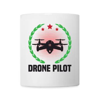 Drohnen-Pilot - Tasse - Weiß - Vorne