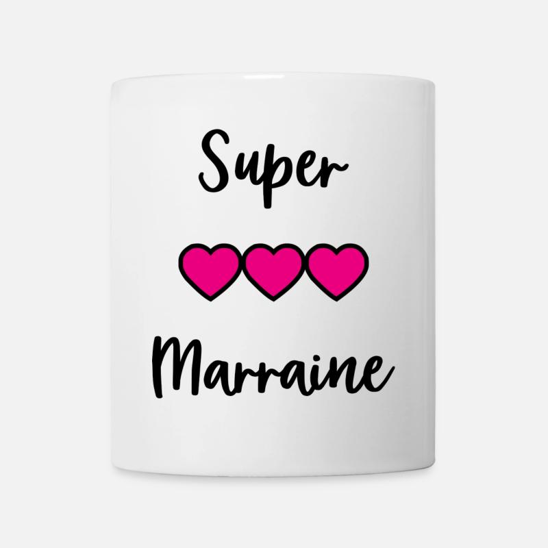 SUPER MARRAINE - Mug blanc - blanc