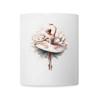 Ballet dancer with tutu - Mug - white - Front
