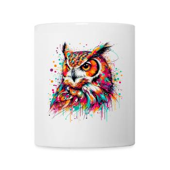 Hibou - Mug blanc - blanc - Devant