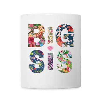 BIG SIS - Sister - Große Schwester - Partnerlook - Tasse - Weiß - Vorne