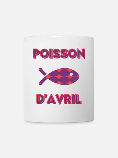 FISCH. SARDINE. APRILSCHERZ - Tasse - Weiß