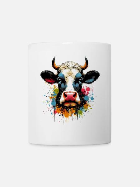 Vache - Mug blanc - blanc