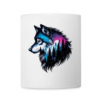 Loup - Mug blanc - blanc - Devant