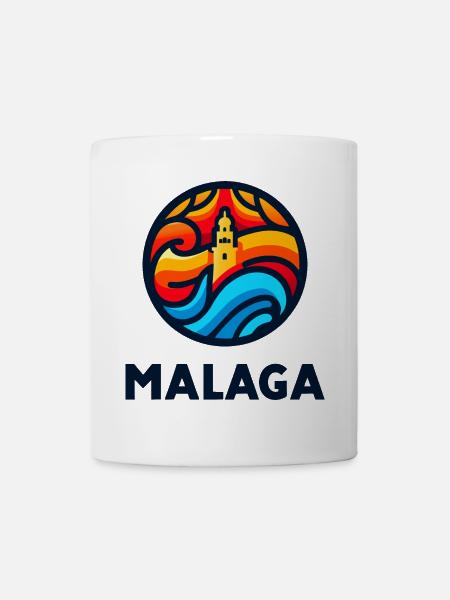 Málaga 3 - Tasse - Weiß