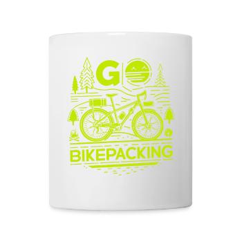 Nature-Inspired Bikepacking Scene - Mug - white - Front