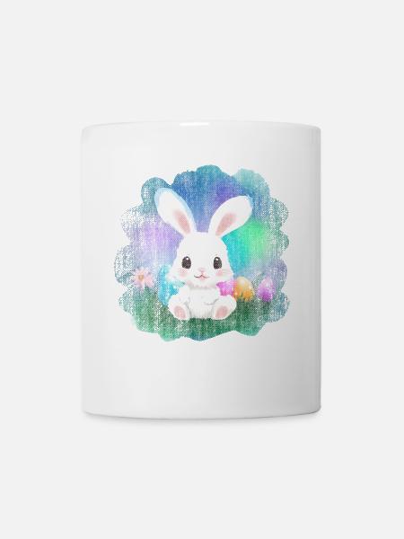 Osterhase niedlich - Tasse - Weiß