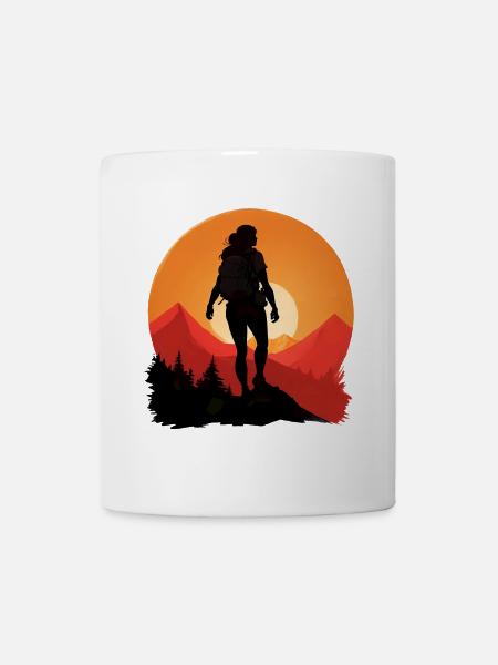 Randonnée Randonnée Femme Femme - Mug blanc - blanc