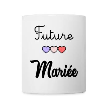 FUTURE MARIEE. EVJF - Mug blanc - blanc - Devant