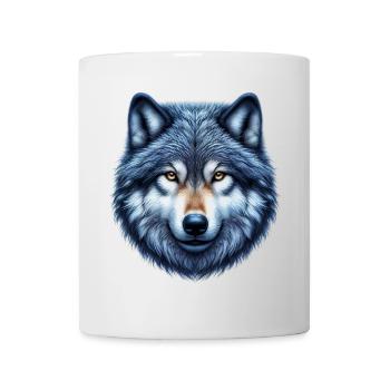 Loup - Mug blanc - blanc - Devant