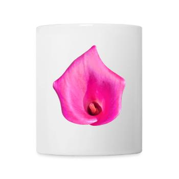 Pink Calla Blossom - Mug - white - Front
