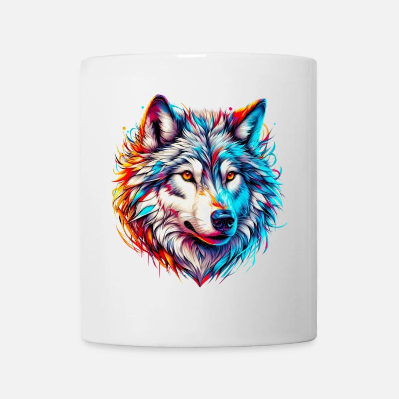 Wolf - Mug - white
