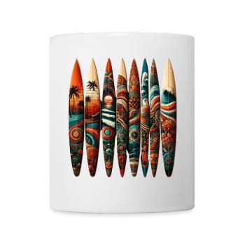 Tropische Surf-Optik  - Tasse - Weiß - Vorne
