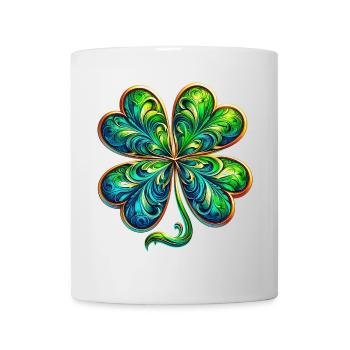 Four-leaf clover - Mug - white - Front
