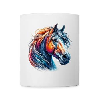 Cheval - Mug blanc - blanc - Devant