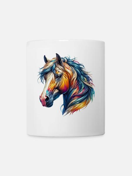 Pferd - Tasse - Weiß