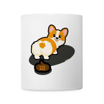 Corgi's Entspannte Pause gegen Nzs - Tasse - Weiß - Vorne
