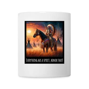 Art amérindien - Mug blanc - blanc - Devant