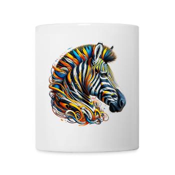 Zebra - Tasse - Weiß - Vorne