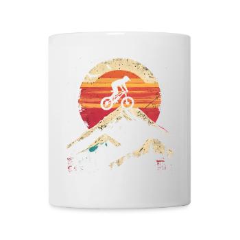 Mountain Bike Vintage Look - Mug - white - Front