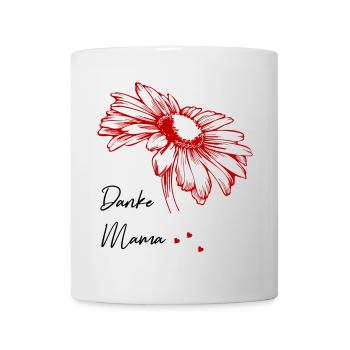 Fête des mères Merci maman - Mug blanc - blanc - Devant
