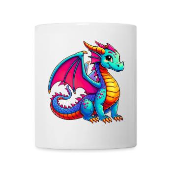 Dragon - Mug blanc - blanc - Devant