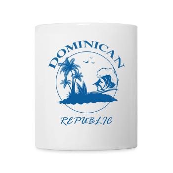 Dominican Republic Surfing  - Mug - white - Front