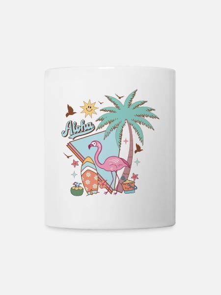 Aloha Sommer - Tasse - Weiß