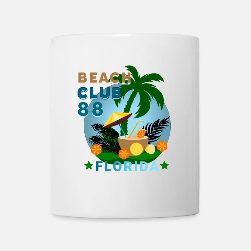 BEACH CLUB Florida - Tasse - Weiß