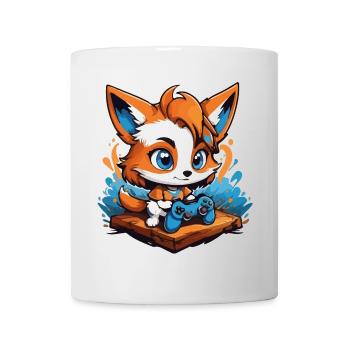 Gamer Smart Gaming Fox - Mug - white - Front